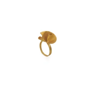 Exclusive Solid Gold Origami Ring - Statement Edition