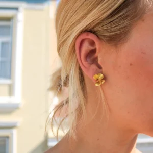 Exclusive Solid Gold Origami Earrings
